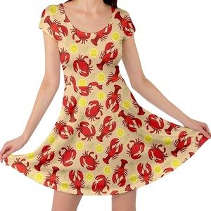 Lobster Dress 👗🦞☀️🌹🍋